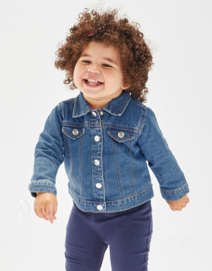 Jacka Babybugz Baby Rocks Denim Jacket 06547 | Swedishmerch