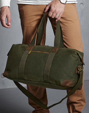 Väska Quadra Heritage Waxed Canvas Holdall 07830 | Swedishmerch