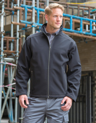 Jacka Result Work-Guard Men's Treble Stitch Softshell 09833 | Swedishmerch