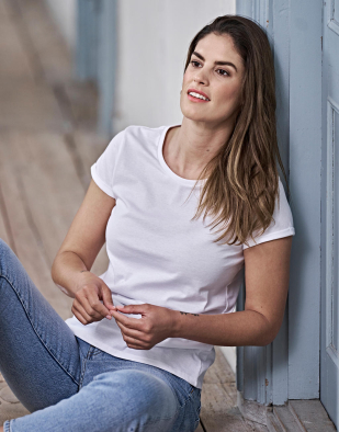 T-shirt Tee Jays Ladies Roll-Up Tee 11354 | Swedishmerch