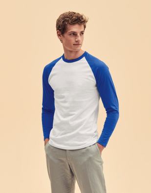 T-shirt Fruit of the Loom Baseball Longsleeve T 11601 | Swedishmerch