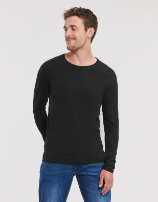 T-shirt Russell Pure Organic Men's Pure Organic L/S Tee 12200 | Swedishmerch