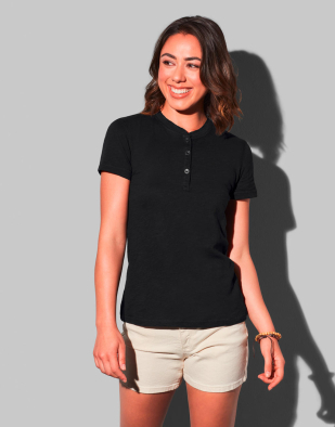 T-shirt Stedman Sharon Henley T-shirt 14305 | Swedishmerch