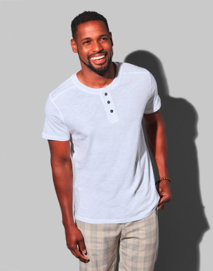T-shirt Stedman Shawn Henley T-shirt Men 16105 | Swedishmerch