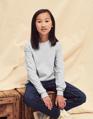T-shirt Fruit of the Loom Kids Valueweight Long Sleeve T 18501 | Swedishmerch