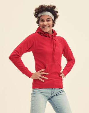 Hoodie Fruit of the Loom Ladies Lightweight Hooded Sweat 21301 | Swedishmerch