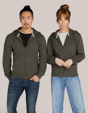 Ziphoodie SG Signature Signature Tagless Hooded Full Zip Unisex 23152 | Swedishmerch