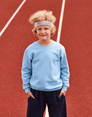 Sweatshirt Fruit of the Loom Kids Classic Set-In Sweat 28701 | Swedishmerch
