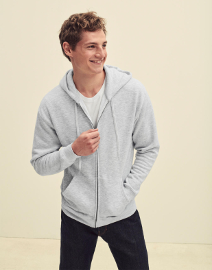 Ziphoodie Fruit of the Loom Premium Hooded Zip Sweat 29301 | Swedishmerch