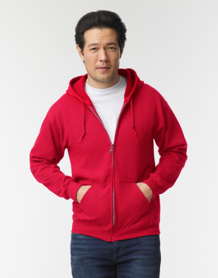 Ziphoodie Gildan Heavy Blend Adult Full Zip Hooded Sweat 29309 | Swedishmerch