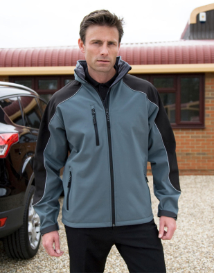 Jacka Result Work-Guard Ice Fell Hooded Softshell Jacket 44833 | Swedishmerch