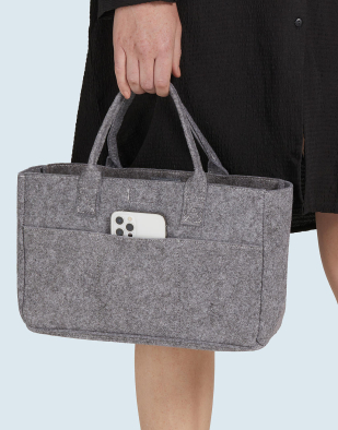 Väska Pocket Felt Shopper 64157 | Swedishmerch