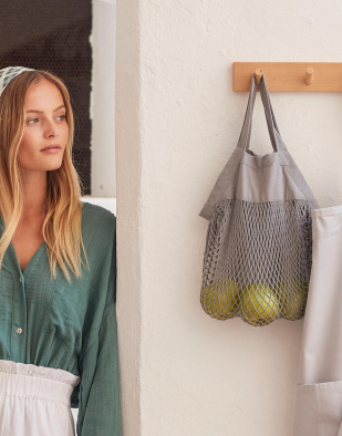 Väska Westford Mill Organic Cotton Mini Mesh Grocery Bag 67628 | Swedishmerch
