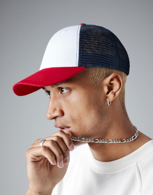 Keps Beechfield 6 Panel Snapback Trucker 90969 | Swedishmerch
