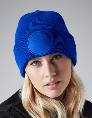 Mössa Beechfield Circular Patch Beanie 92269 | Swedishmerch