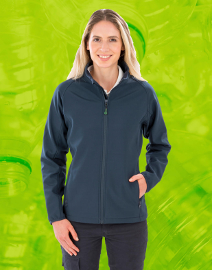 Jacka Result Genuine Recycled Women's Recycled 2-Layer Printable Softshell Jkt 96033 | Swedishmerch