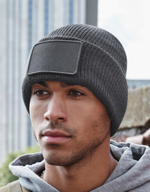 Mössa Beechfield Removable Patch Thinsulate™ Beanie 97469 | Swedishmerch