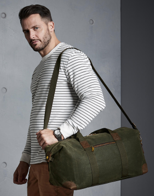 Väska Quadra Heritage Waxed Canvas Holdall 07830 | Swedishmerch