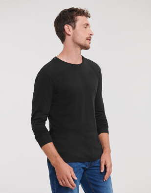 T-shirt Russell Pure Organic Men's Pure Organic L/S Tee 12200 | Swedishmerch