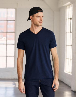 T-shirt Bella+Canvas Unisex Jersey V-Neck T-Shirt 13606 | Swedishmerch