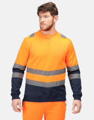 Sweatshirt Regatta High Visibility Pro Hi Vis Sweat Top 20317 | Swedishmerch
