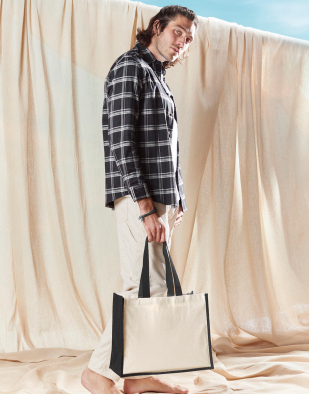 Väska Westford Mill Printers' Jute Classic Shopper 60228 | Swedishmerch