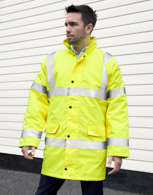 Jacka Result Safe-Guard Core Hi-Vis Motorway Coat 81833 | Swedishmerch