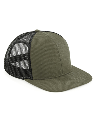 Keps Beechfield Original Flat Peak 6 Panel Trucker 93669 | Swedishmerch
