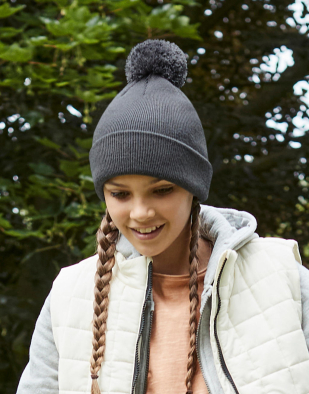 Mössa Beechfield Junior Original Pom Pom Beanie 96569 | Swedishmerch