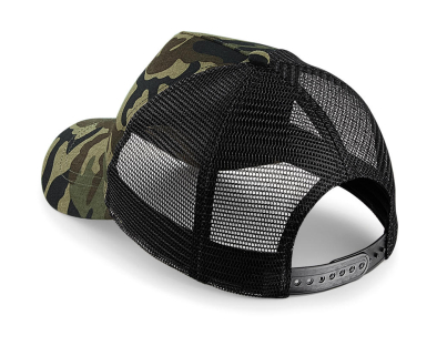 Keps Beechfield Camo Snapback Trucker 02369 | Swedishmerch