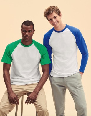 T-shirt Fruit of the Loom Baseball Longsleeve T 11601 | Swedishmerch
