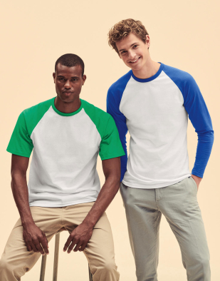 T-shirt Fruit of the Loom Baseball T 11701 | Swedishmerch