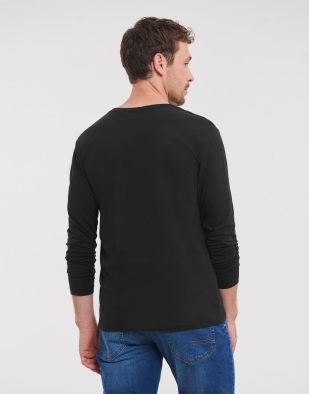 T-shirt Russell Pure Organic Men's Pure Organic L/S Tee 12200 | Swedishmerch