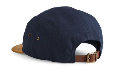 Keps Beechfield Suede Peak 5 Panel Cap 36069 | Swedishmerch