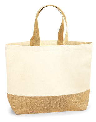 Väska Westford Mill Jute Base Canvas Tote XL 66628 | Swedishmerch