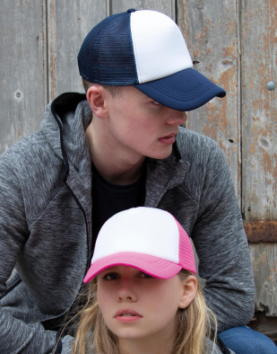 Keps Result Headwear Detroit ½ Mesh Truckers Cap 01334 | Swedishmerch