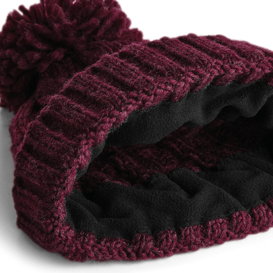 Mössa Beechfield Cable Knit Melange Beanie 09669 | Swedishmerch