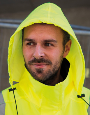 Jacka Korntex Hi-Vis Rain Jacket Lite 