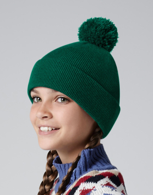 Mössa Beechfield Junior Original Pom Pom Beanie 96569 | Swedishmerch