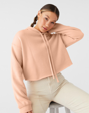 Hoodie Bella+Canvas Women's Cropped Fleece Hoodie 20206 | Swedishmerch