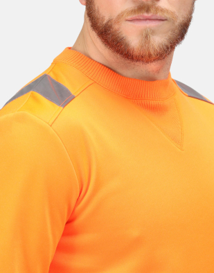 Sweatshirt Regatta High Visibility Pro Hi Vis Sweat Top 20317 | Swedishmerch