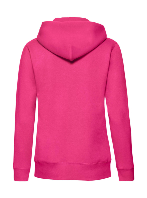 Ziphoodie Fruit of the Loom Premium Hooded Sweat Jacket Lady-Fit 25401 | Swedishmerch