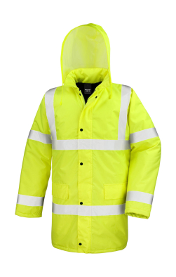 Jacka Result Safe-Guard Core Hi-Vis Motorway Coat 81833 | Swedishmerch