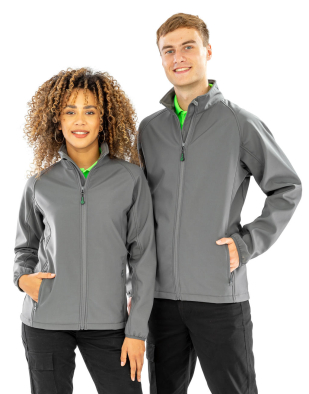 Jacka Result Genuine Recycled Men's Recycled 2-Layer Printable Softshell Jacket 95733 | Swedishmerch